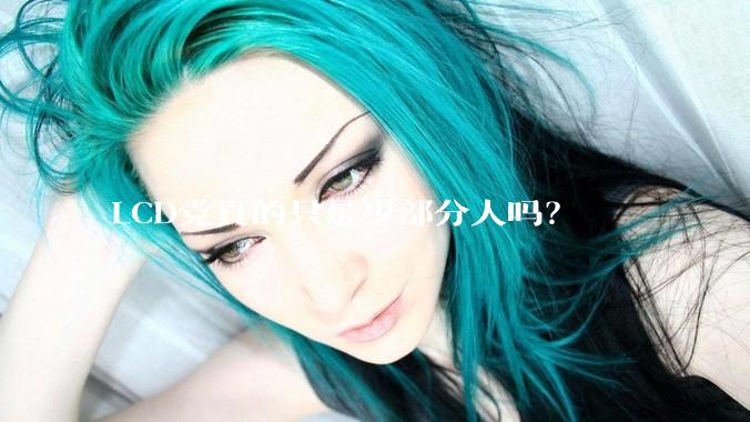 LCD党真的只是少部分人吗？